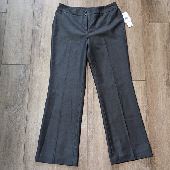 NWT Jones New York Suit Separates Pants Gray Career Dress Lined Size 10 - Picture 1 of 10
